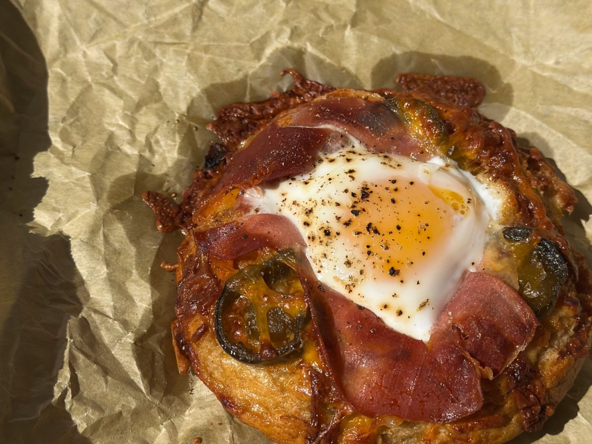 Prosciutto, Cheddar & Egg&nbsp;Bagels