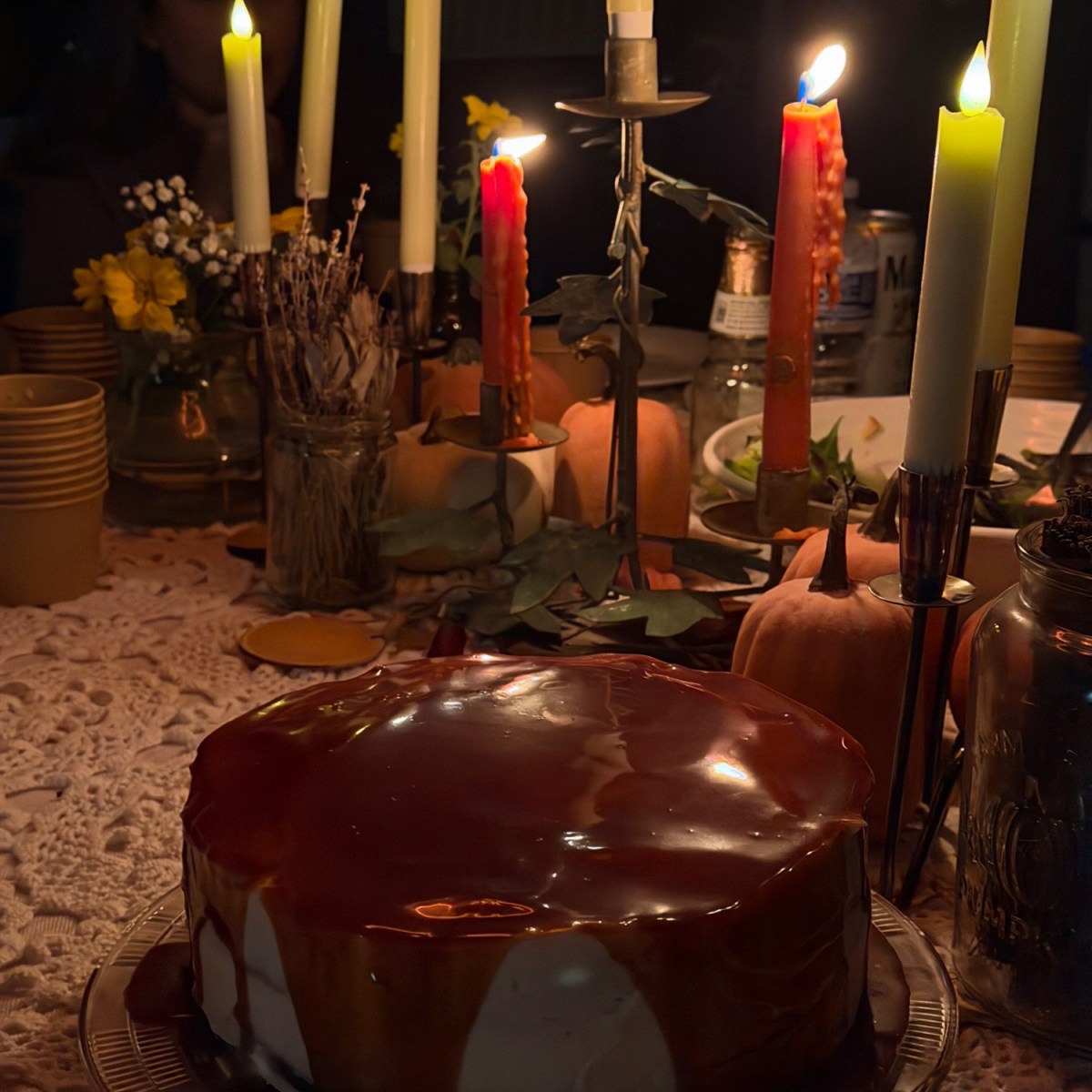 Pumpkin Caramel Cake